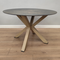 Стол ЛАДОГА D-110 HPL мрамор верона каркас GX056 муар