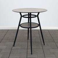 Стол РИЦА-2 D-65 HPL северный камень каркас 7016