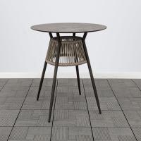 Стол РИЦА D- 65 HPL булат роуп D6-03 каркас 6818