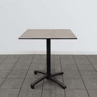 Столик кофейный AKSU каркас антрацит 70х70х72 Столик кофейный AKSU каркас антрацит 70х70х72