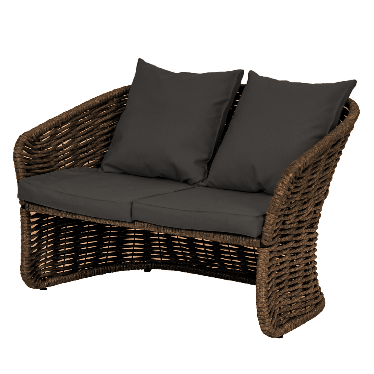 Диван плетёный Nova двойной