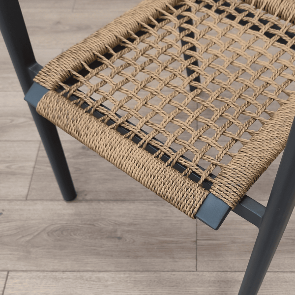 Кресло обеденное PANSYжгут рыжий с подушкой