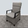 Кресло обеденное ЛИАНА с системой реклайн серое