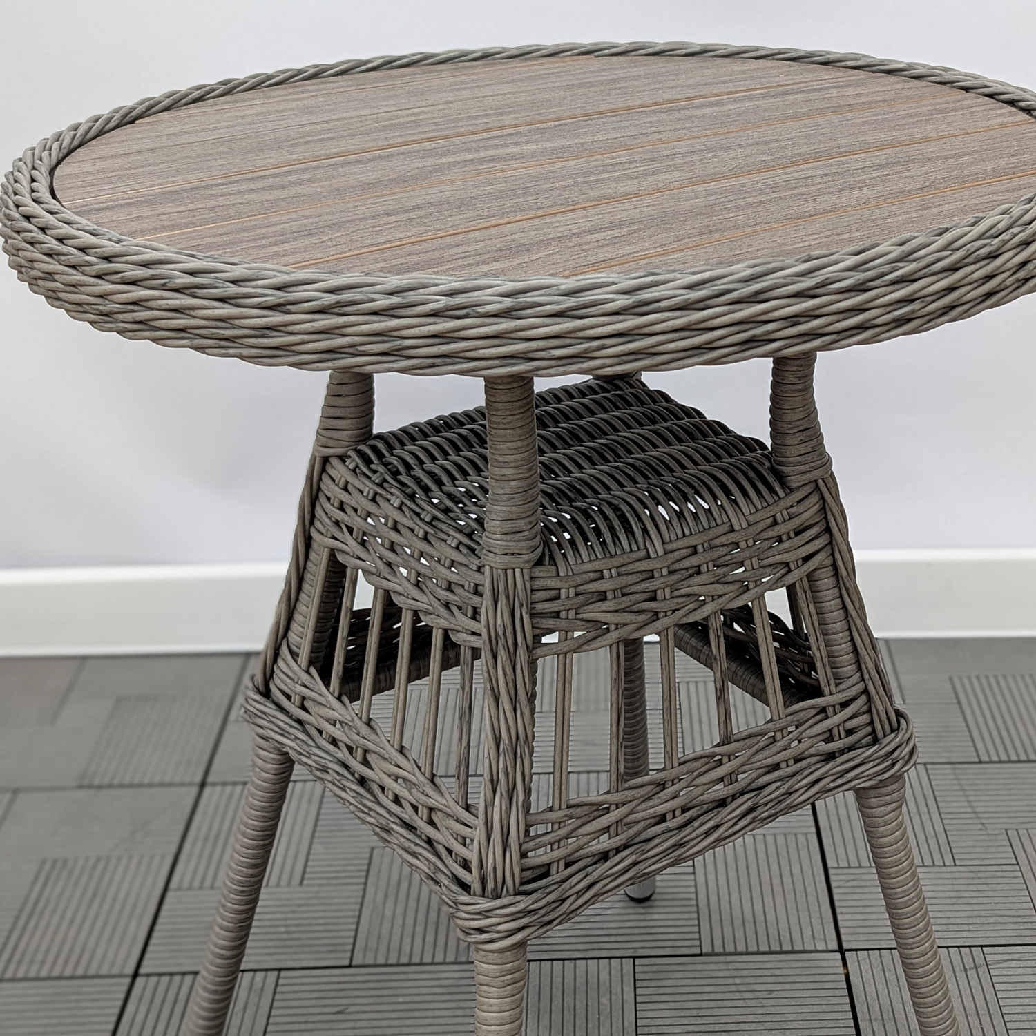 Стол САНТОРИНИ обеденный жгут 7416 доска 41098