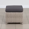 Плетеный пуф с подушкой жгут 9677