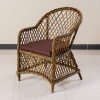 Кресло Уэльс ажурное плетение мореная лиственница