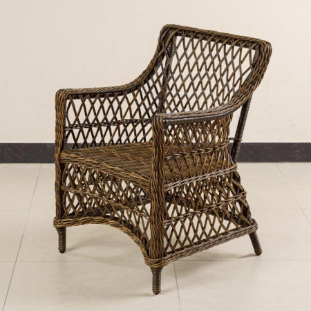 Кресло Марсель ромб без подушки мореная лиственница 