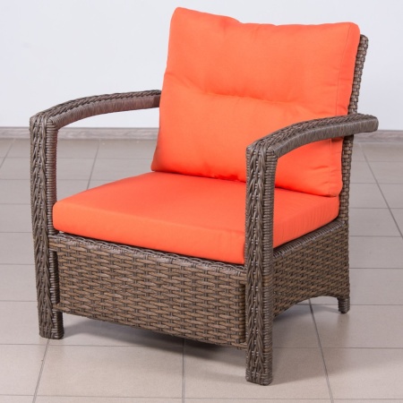 ПЛЕТЕНОЕ КРЕСЛО ВЕНЕЦИЯ С ПОДУШКАМИ 30806/30832