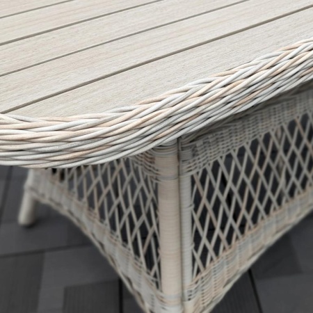 Комплект мебели Madison обеденный (4 кресла, стол 165х90) серый Комплект мебели Madison обеденный (4 кресла, стол 165х90) серый