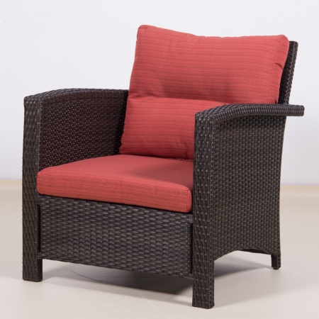 ПЛЕТЕНОЕ КРЕСЛО ВЕНЕЦИЯ С ПОДУШКАМИ жгут 30834