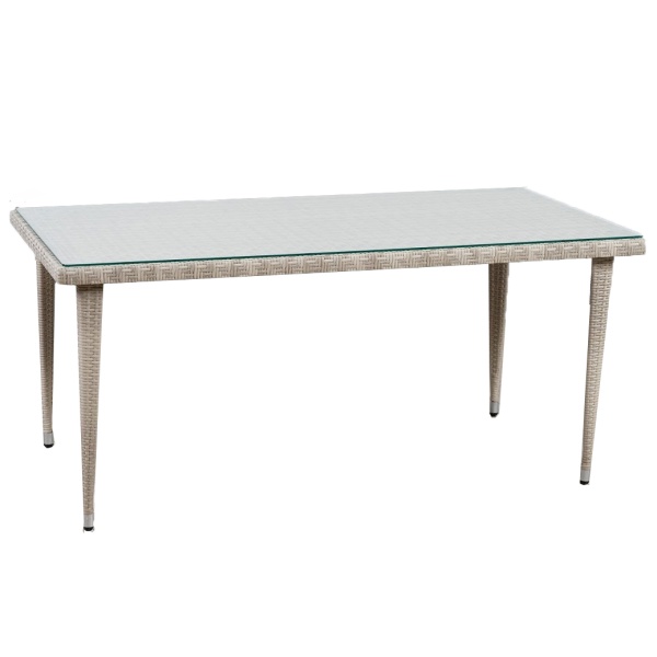 Стол плетеный Бали 160*90 см жгут 9677 Стол плетеный Бали 160*90 см жгут 9677