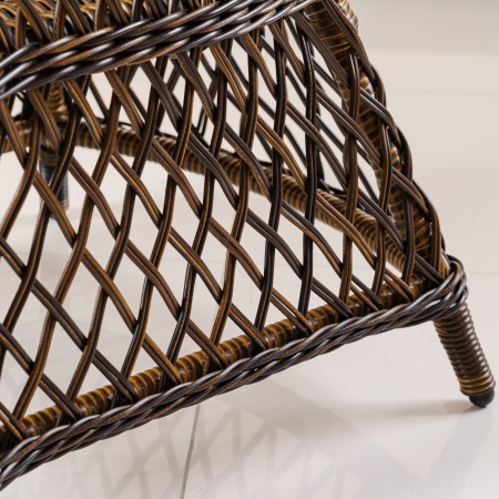 Кресло Уэльс ажурное плетение дуб