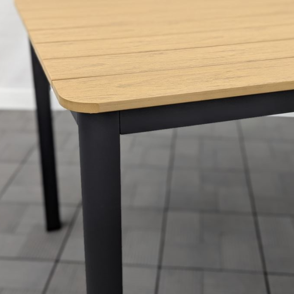 Комплект плетеной мебели обеденный BRNO антрацит (стол + 6 кресел) Комплект плетеной мебели обеденный BRNO антрацит (стол + 6 кресел)