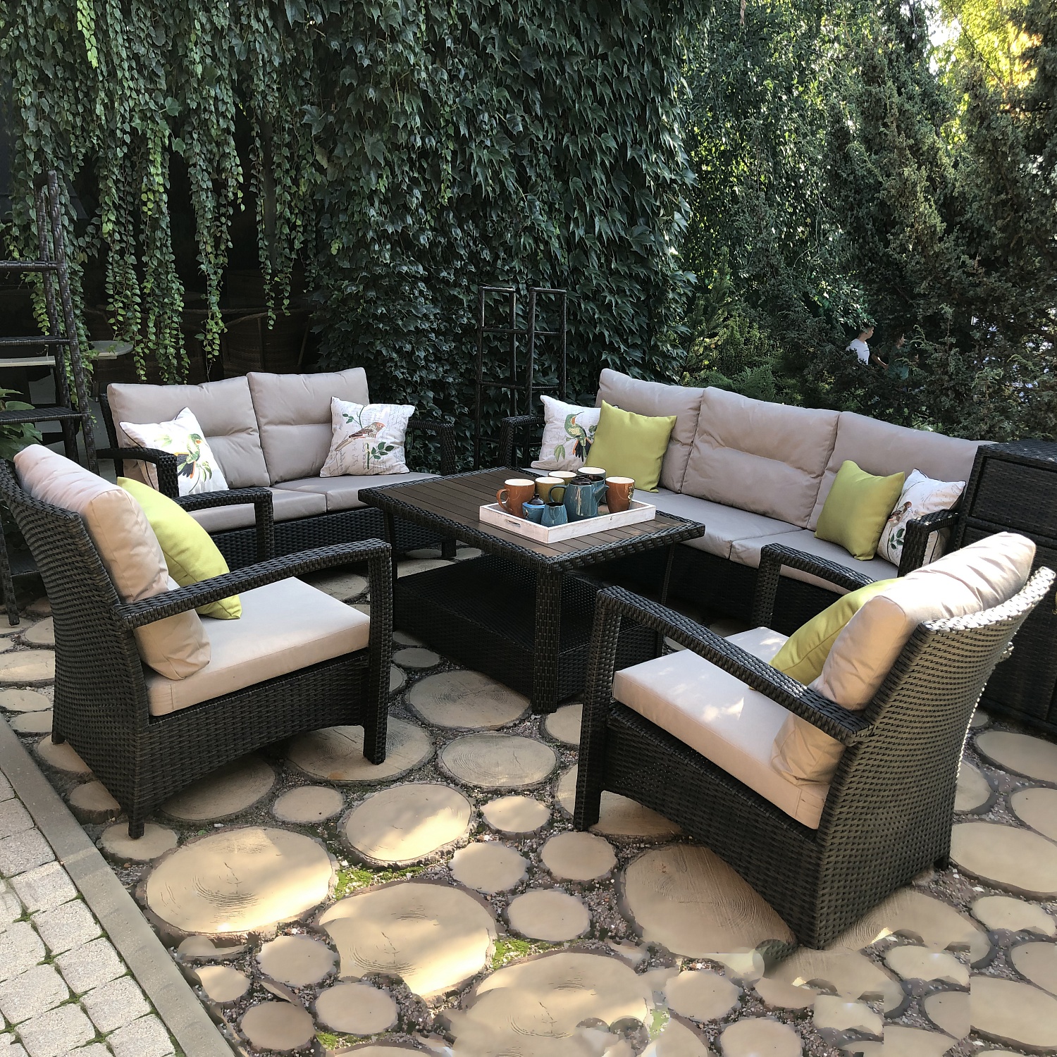 Комплект плетеной мебели ВЕНЕЦИЯ полная комплектация Комплект плетеной мебели ВЕНЕЦИЯ полная комплектация