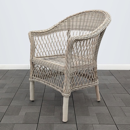 Кресло обеденное МЭДИСОН с подушкой жгут 9677