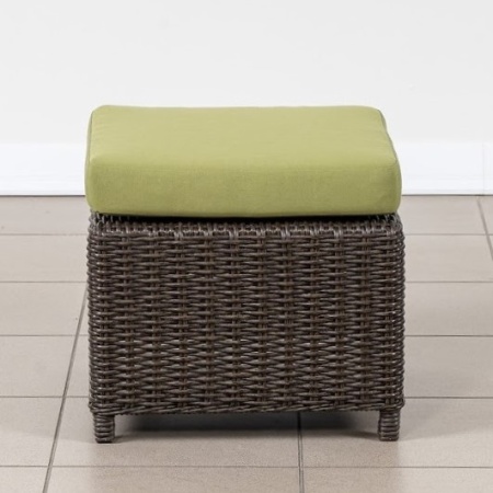 Плетеный пуф с подушкой жгут 30832