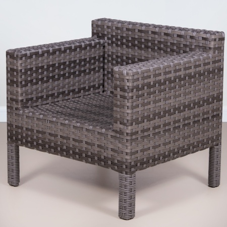 ПЛЕТЕНОЕ КРЕСЛО РОДОС С ПОДУШКАМИ жгут 7262/7425