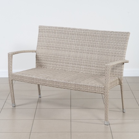 ПЛЕТЕНАЯ ЛАВКА БАЛИ 2х МЕСТНАЯ С ПОДУШКОЙ жгут 9677 ПЛЕТЕНАЯ ЛАВКА БАЛИ 2х МЕСТНАЯ С ПОДУШКОЙ жгут 9677