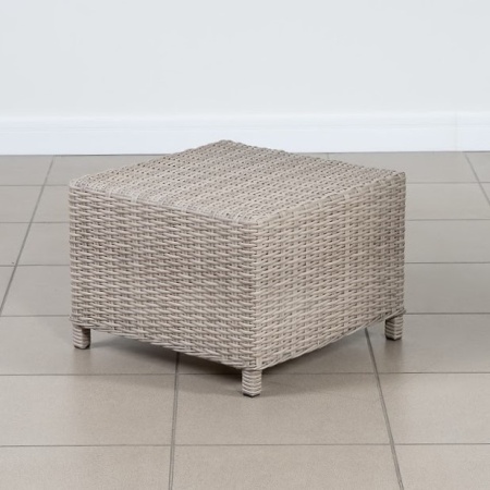 Плетеный пуф с подушкой жгут 9677