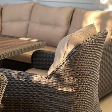 Комплект плетеной мебели Рио-Гранде в жгуте 30832 с подушками