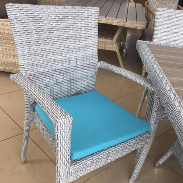 Композиция плетеной мебели БАЛИ/КРИТ жгут 8486 с подушками 13821 Композиция плетеной мебели БАЛИ/КРИТ жгут 8486 с подушками 13821