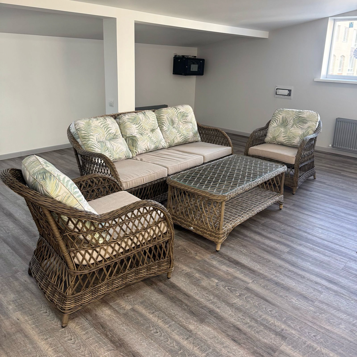 Комплект "Эдинбург" с трехместным  диваном