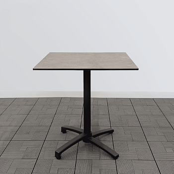 Столик кофейный AKSU каркас антрацит 70х70х72