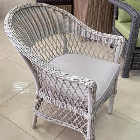 Комплект мебели California (стол+2кресла) серая 