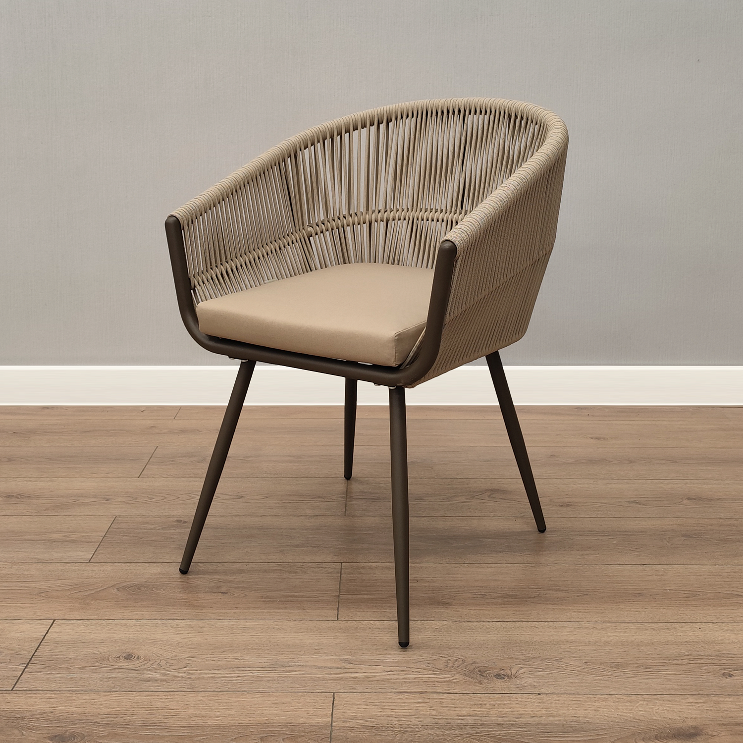 Кресло РИЦА жгут CHD6-03 роу с подушками ткань 09306 каркас 6818