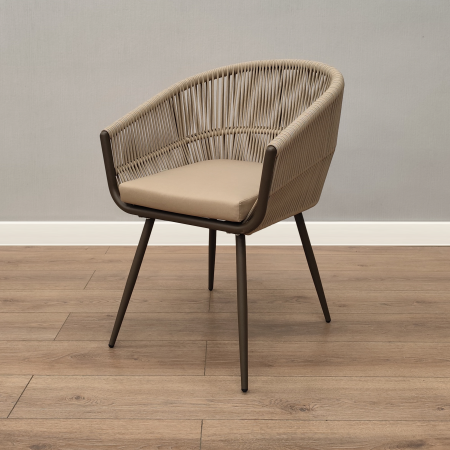 Кресло РИЦА жгут CHD6-03 роу с подушками ткань 09306 каркас 6818