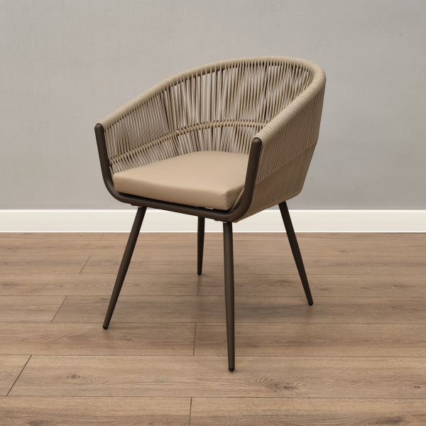 Кресло РИЦА жгут CHD6-03 роу с подушками ткань 09306 каркас 6818