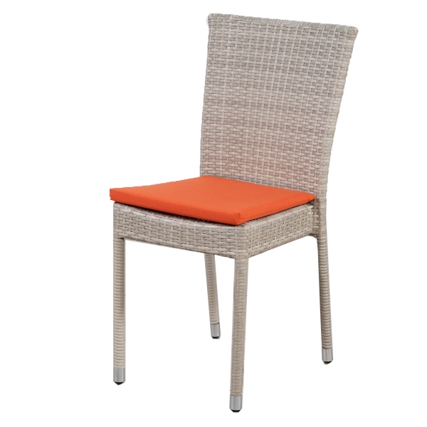 ПЛЕТЕНЫЙ СТУЛ КРЫМ С ПОДУШКОЙ жгут 9677