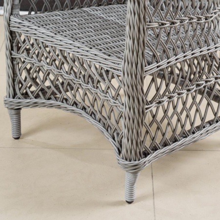 Кресло Марсель ромб без подушки лунный эбен