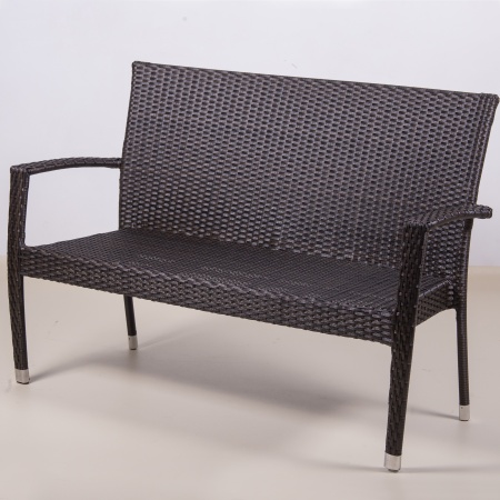 ПЛЕТЕНАЯ ЛАВКА БАЛИ 2х МЕСТНАЯ С ПОДУШКОЙ жгут 30834 ПЛЕТЕНАЯ ЛАВКА БАЛИ 2х МЕСТНАЯ С ПОДУШКОЙ жгут 30834