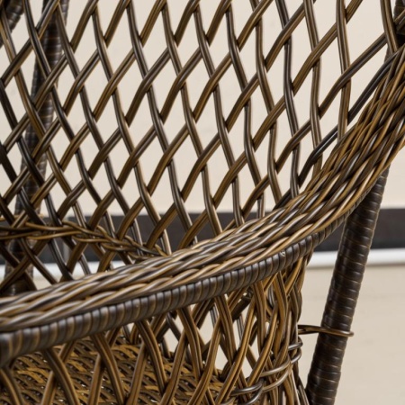 Кресло Марсель ромб без подушки мореная лиственница 