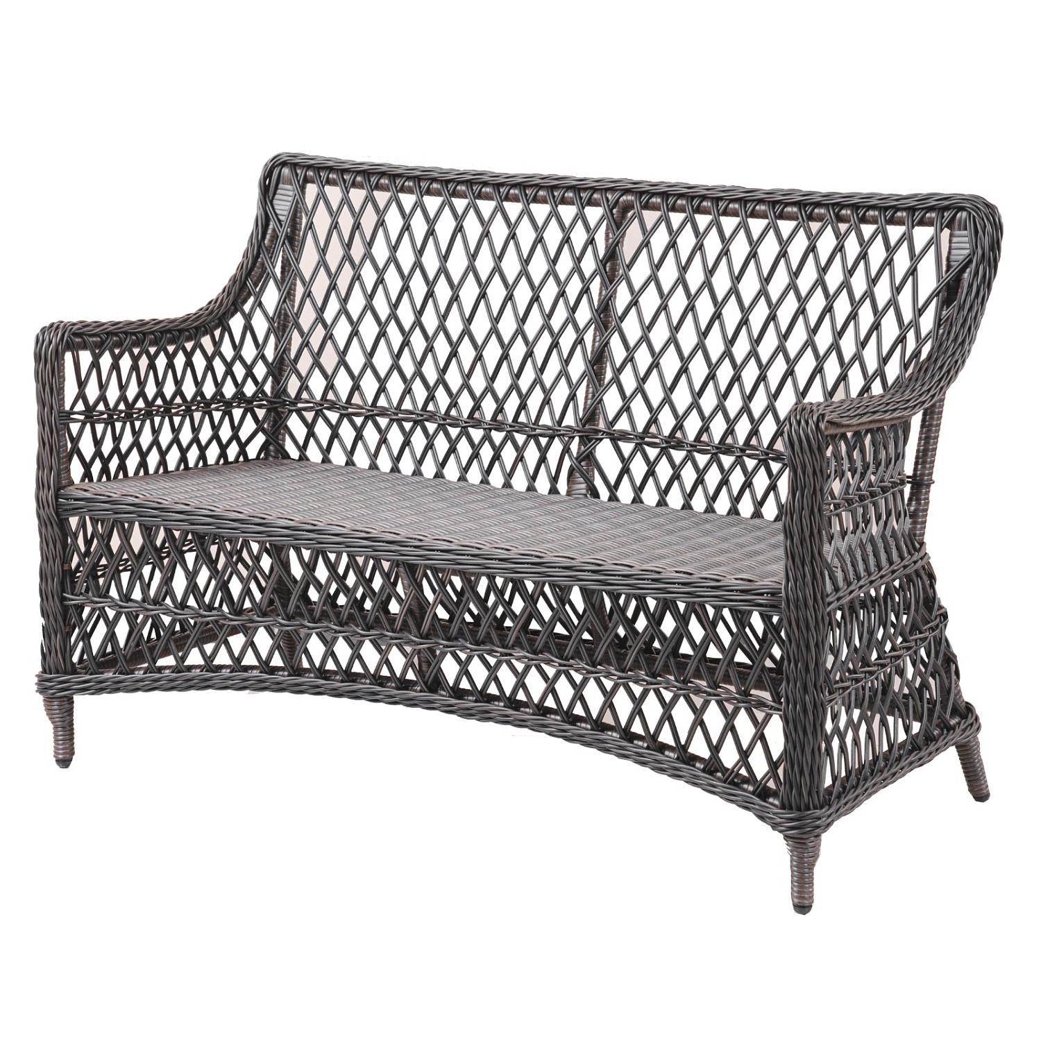 Плетеная Софа Марсель 2х-местная (плетение ромб) Плетеная Софа Марсель 2х-местная (плетение ромб)