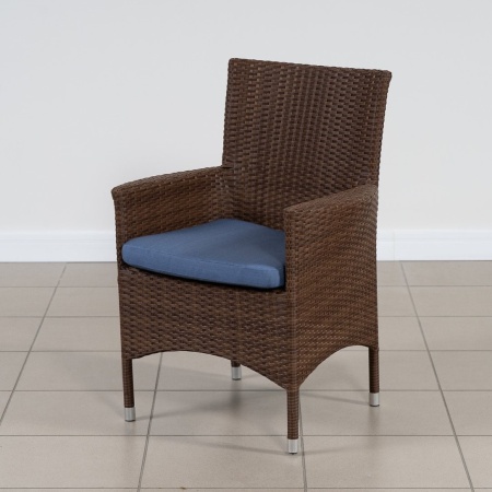 ПЛЕТЕНОЕ КРЕСЛО КИПР С ПОДУШКОЙ жгут 30703 ПЛЕТЕНОЕ КРЕСЛО КИПР С ПОДУШКОЙ жгут 30703