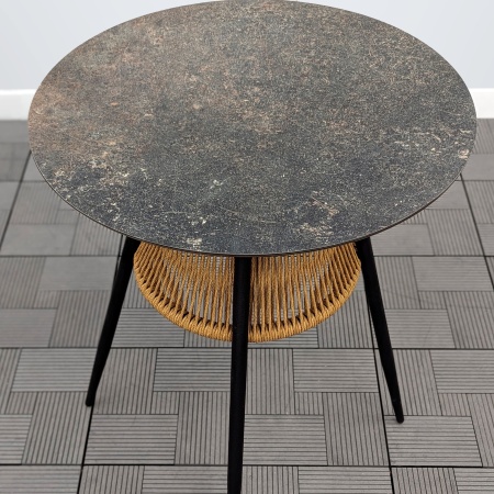 Стол РИЦА D- 65 HPL верона жгут 32807 каркас 9005