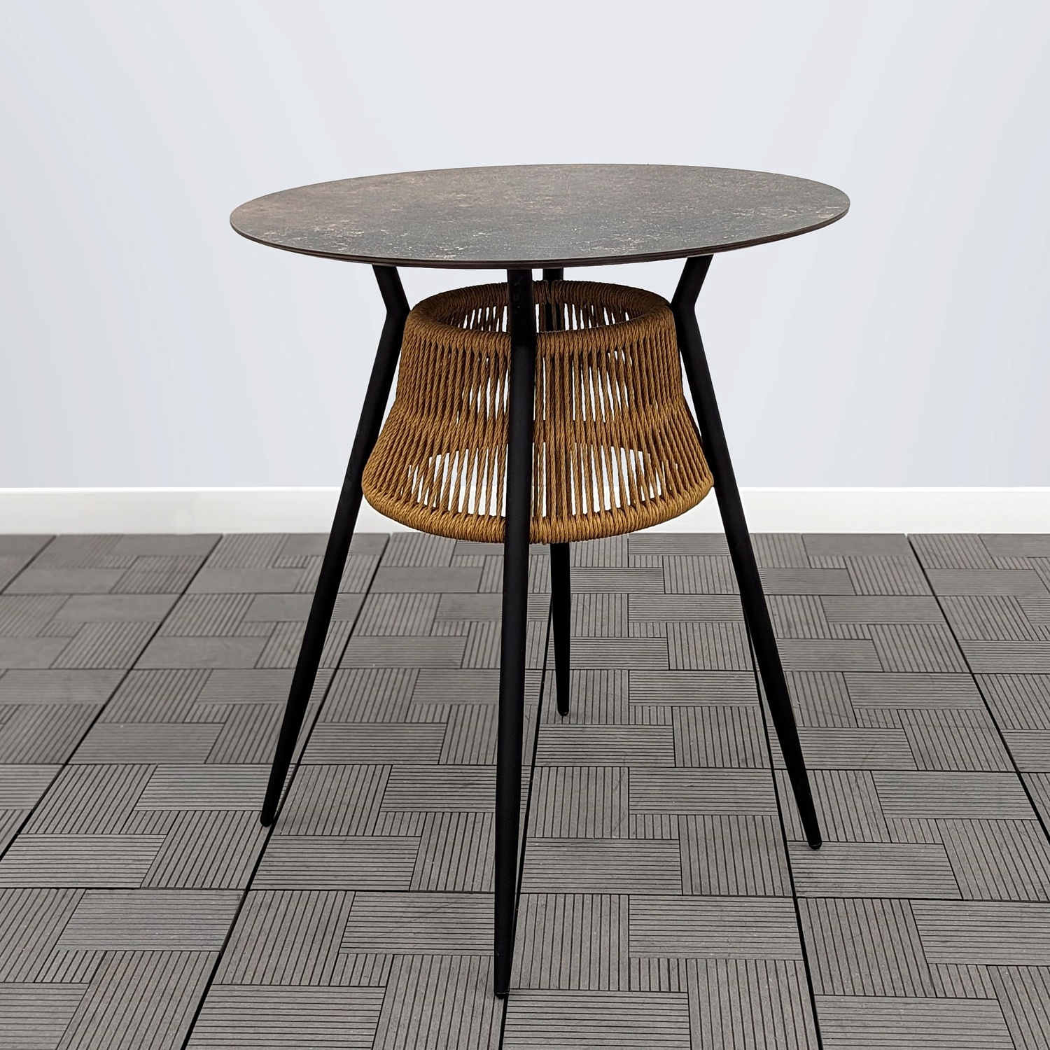 Стол РИЦА D- 65 HPL верона жгут 32807 каркас 9005