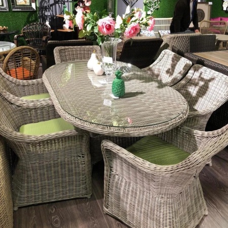 Композиция Корфу/Крит с овальным столом 9677 Композиция Корфу/Крит с овальным столом 9677