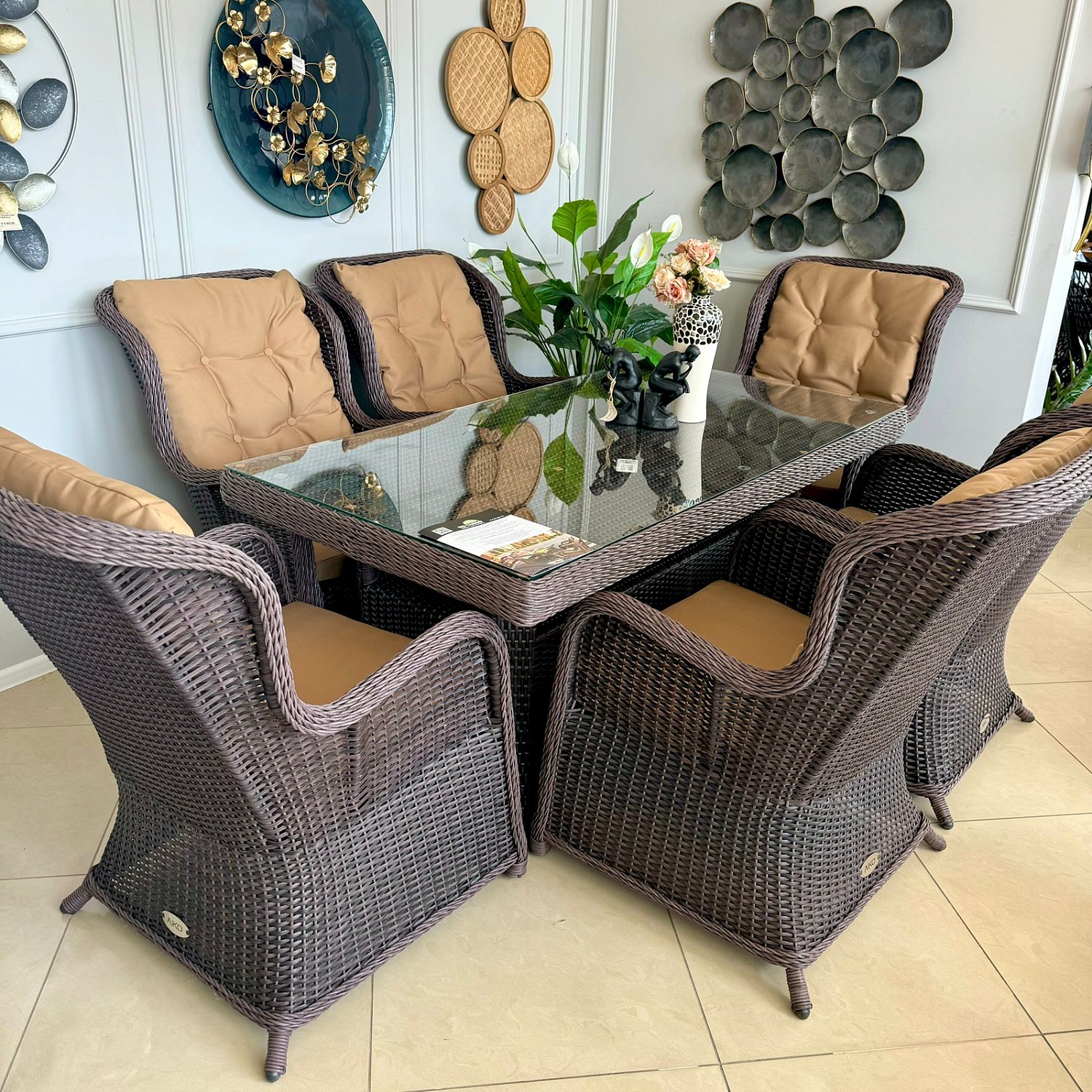 Комплект плетеной мебели Валенсия-7 Комплект плетеной мебели Валенсия-7