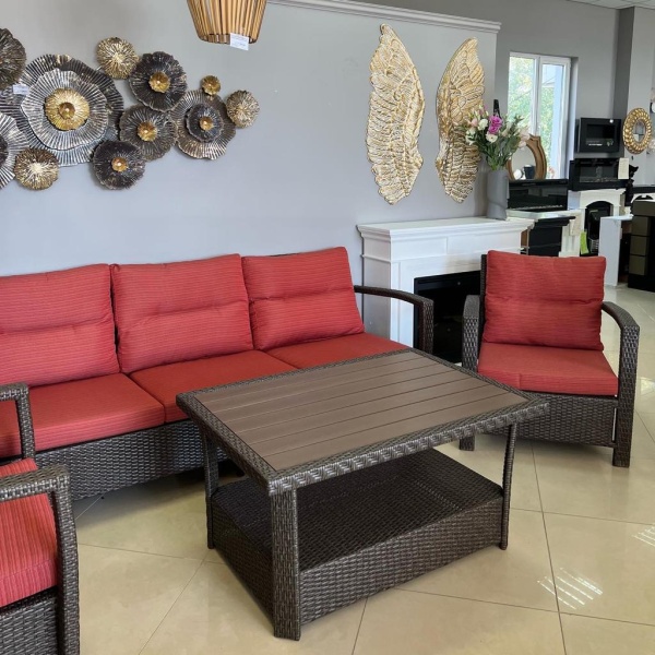 Комплект плетеной мебели ВЕНЕЦИЯ (комплектация: 3х-местный диван, 2 кресла, стол) Комплект плетеной мебели ВЕНЕЦИЯ (комплектация: 3х-местный диван, 2 кресла, стол)