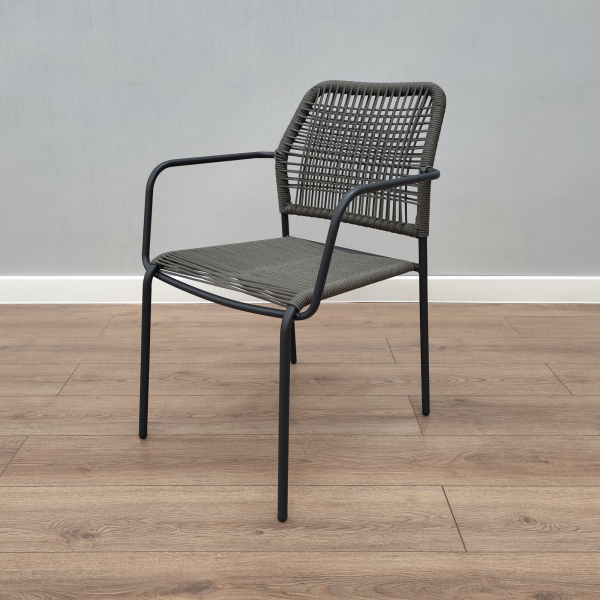 Кресло MENORCA серый/антрацит