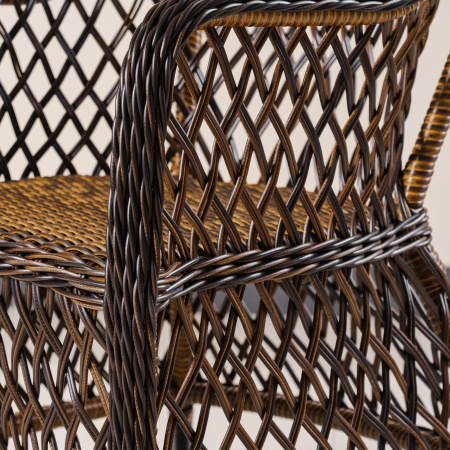 Кресло Уэльс ажурное плетение дуб