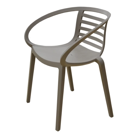 Кресло Papatya Mambo серо-коричневое