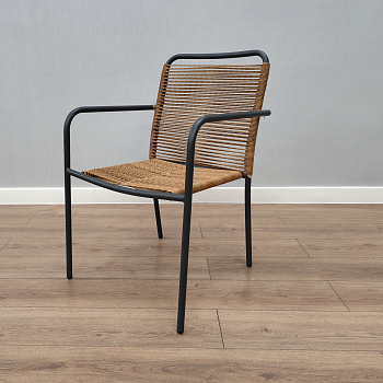 Кресло COLLETT  антрацит/бежевый