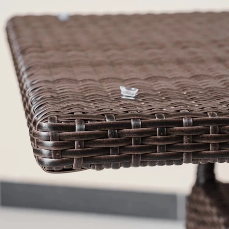 Комплект плетеной мебели Милан со столом 130 см, цвет: мокко Комплект плетеной мебели Милан со столом 130 см, цвет: мокко