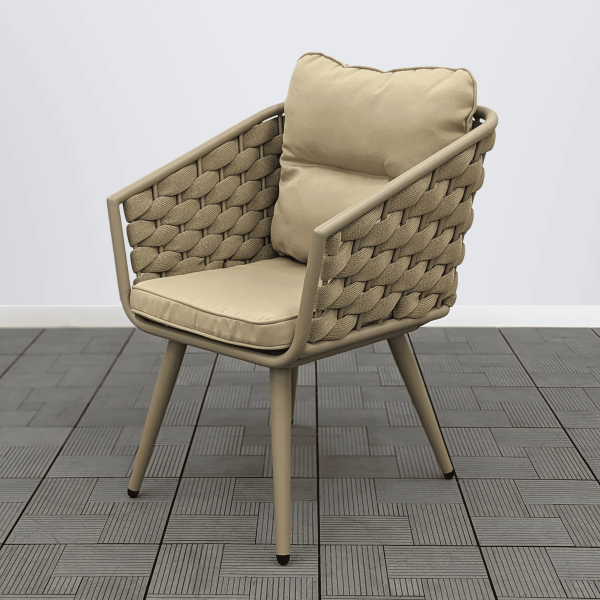 Кресло КАРЕЛИЯ роуп 45-14 каркас Gx056 с подушками ткань 13809