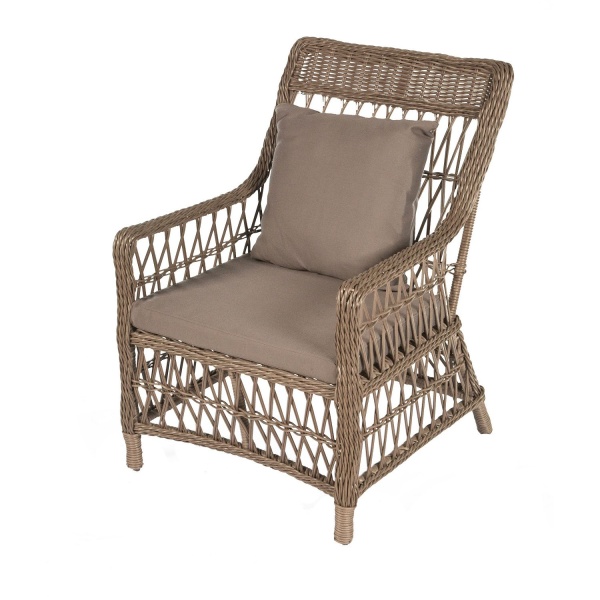 Прованс кресло коричневое