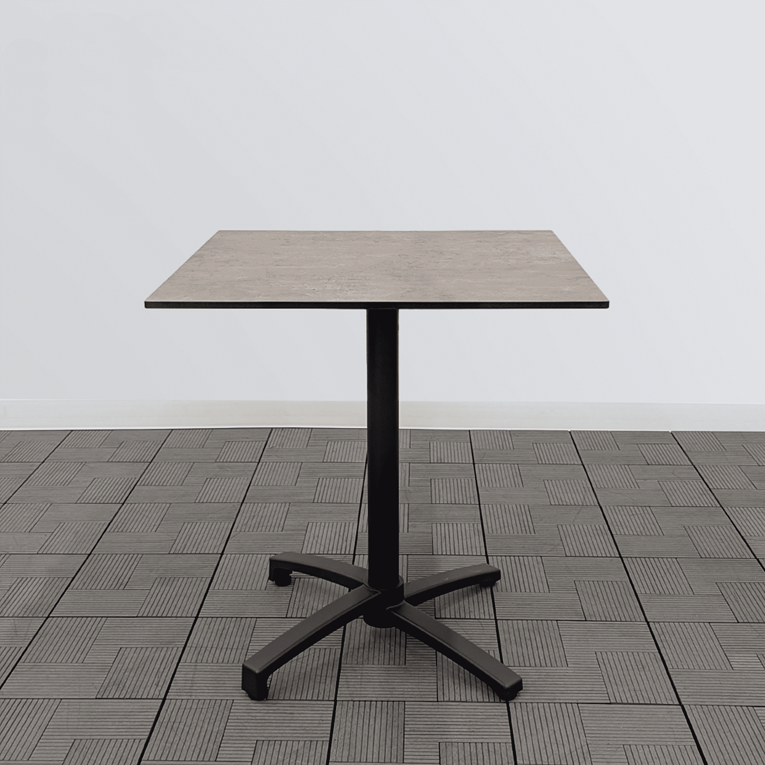 Столик кофейный AKSU каркас антрацит 70х70х72